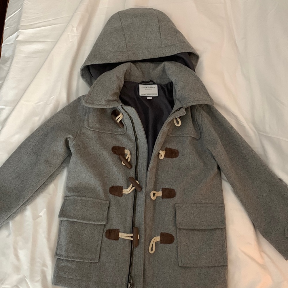 Janie and Jack boys wool toggle coat